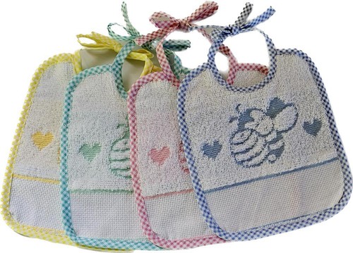 Bavaglini neonato 16x18 - bavaglini, con