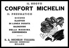 ADVERTISEMENT 1929 MICHELIN