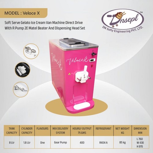 Macchina furgone gelato soft - macchina,