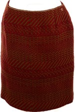 CHANEL MINIGONNA ROSSA 2000