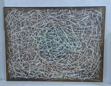 MARK TOBEY OLIO SU TELA 1966