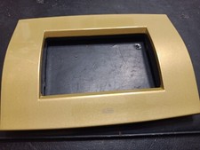 Placca metallo ABB serie civile  ELOS 3 fori