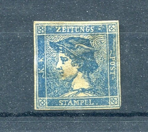 Austria 1851 testa mercurio - 1851, di