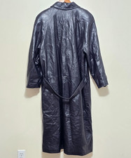 Trench cappotto pelle uomo