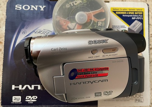 Videocamera sony handycam dcr - sony,