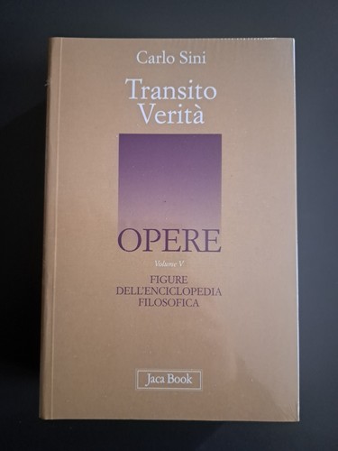 Carlo sini transito verità - carlo,