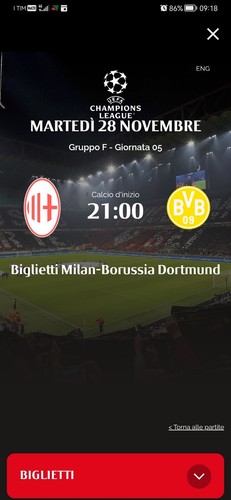 Biglietti champions league - 2,