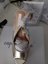 Sandalo alto oro satinato