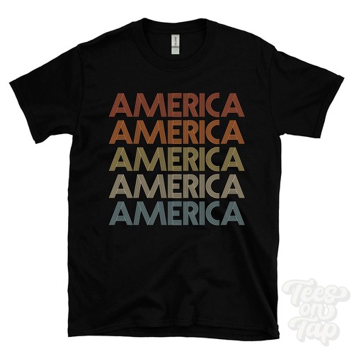 Maglietta america ripetuta - maglietta,