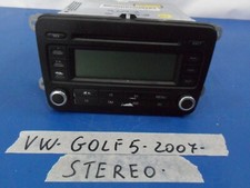 STEREO AUTORADIO RADIO VW VOLKSWAGEN GOLF 5 2007 SENZA CODICE