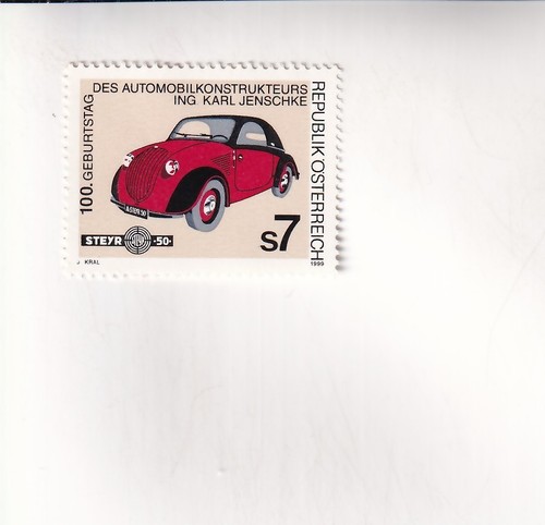 Francobollo austria auto steyr - francobollo,