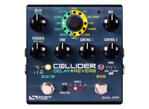 Source audio collider - audio, delay