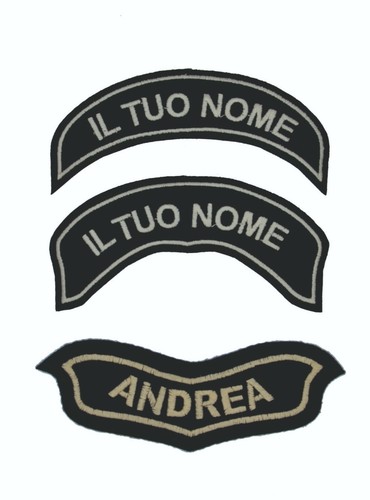Patch toppa personalizzabile - patch,