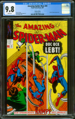 Amazing spider man cgc 8 - 89, 9.8