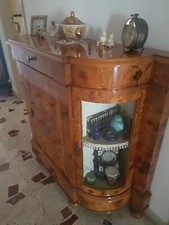 mobile in legno Antico Con Vetri Curvi