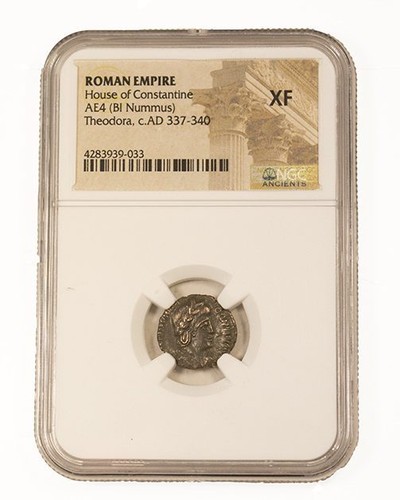 Moneta romana bronzo ngc - moneta,