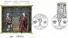 FDC CHESS FRANCIA 1966