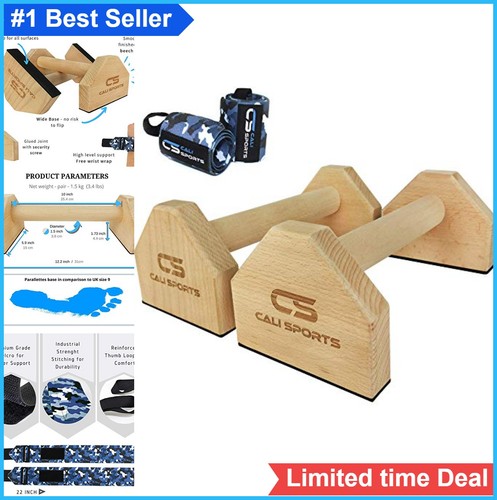Parallette legno barre push - parallette,