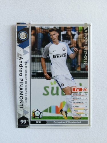 Card panini wccf 2017 inter - panini,