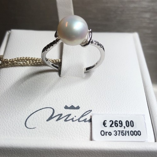 Miluna anello perla - miluna,