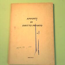 APPUNTI DI DIRITTO PRIVATO EDIZIONI UNICOPLI