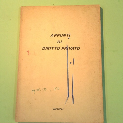 Appunti diritto privato - di,