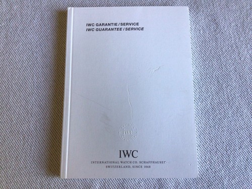 Libretto booklet guarantee - booklet,