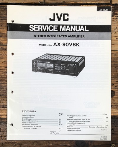 Jvc 90v 90 v - jvc, ax-90