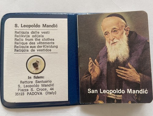 Santino con reliquia san - santino,