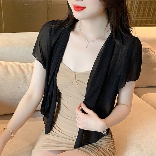 Donna rete chiffon - chiffon, coprispalle