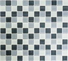 Mosaico IN Vetro Grigio