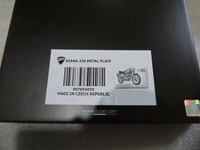 Insegna metallo Ducati Diana