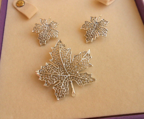 Set demi spilla orecchini - set,