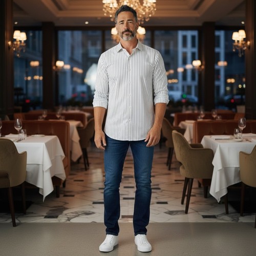 Camicia elegante uomo pierre - elegante,