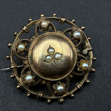 Spilla Biedermeier XIX secolo