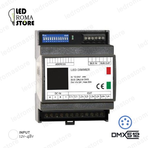 Centralina dimmer led - led, canali
