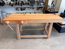 BANCO DA FALEGNAME IN LEGNO FAGGIO, made in Italy