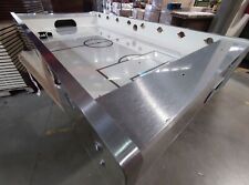 CAMPOGIOCO CALCIOBALILLA GARLANDO SOTTOVETRO CARTONCINO GRIGIO BILIARDINO 120X70