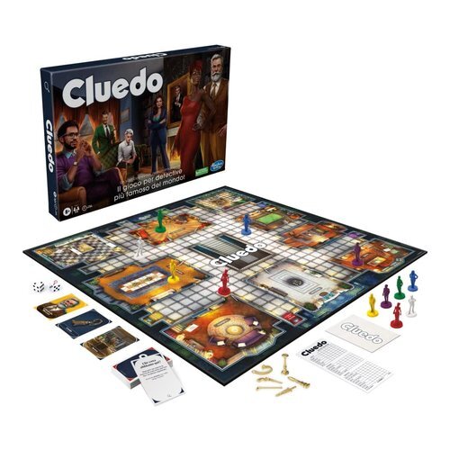 Hasbro gioco classic cluedo - gioco,