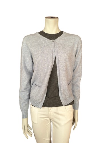 Cardigan lanificio colombo blu - cardigan,