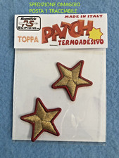 PATCH 2 STELLINE RICAMATE ORO
