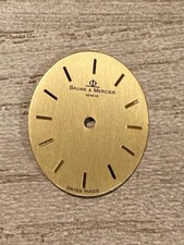 Quadrante per orologio Baume et mercier, 16mm, dorato, lady