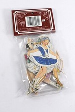 Set 6 ornamenti pattinaggio