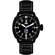 Orologio uomo Marc & Sons, orologio aviatore automatico, edizione limitata polizia federale - NUOVO