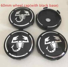 Coprimozzo Loghi ruota Nero