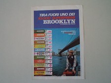 advertising Pubblicità 1972 BROOKLYN CHEWING GUM GOMME  PERFETTI