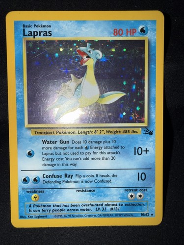 Pokémon tcg lapras 62 - pokémon,