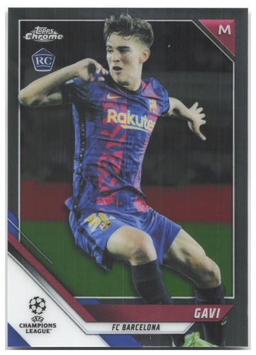 Gavi topps chrome uefa - gavi,