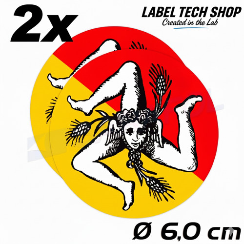 Adesivi sicilia - 2x,