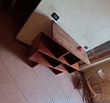 Mobile sala/living arredo in legno pregiato artigianale come nuovo